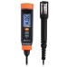 Dissolved Oxygen Pen with long cable probe, Selectable % and mg/L unit for D.O. Value, 8413 AZ, Instrument Crop, Taiwan